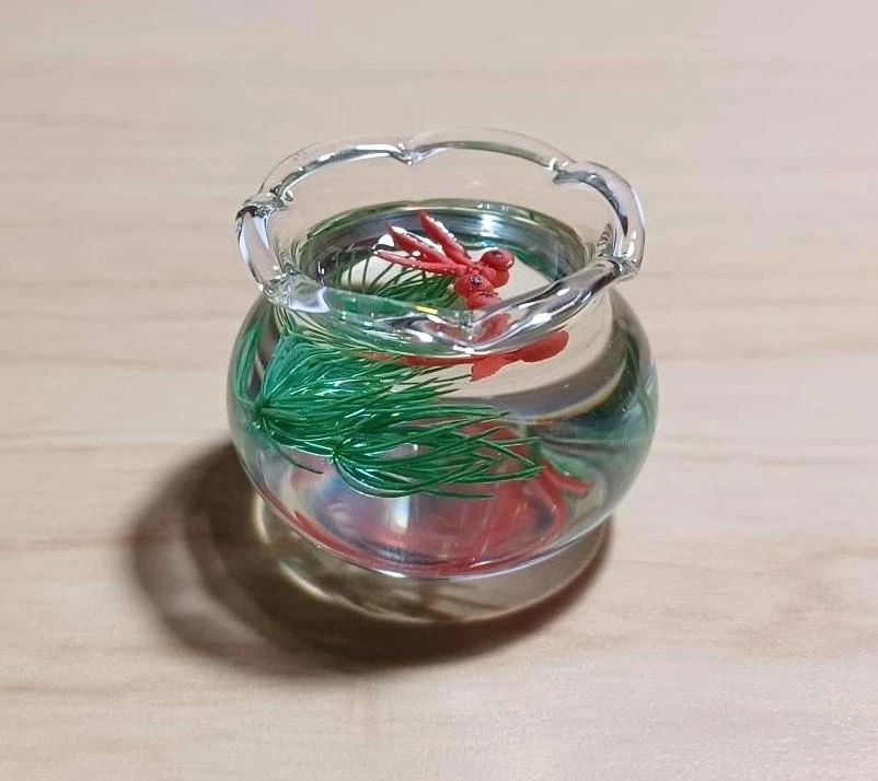 Miniature Dollhouse Fairy Garden Fish Bowl w/ Red Fishes - Buy 3 Save $5 - Image 1 of 1