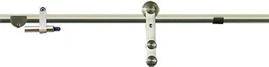 Soft Stop Glasschiebetür Glas Schiebetür Beschlagset universal Edelstahl 180ME47 - Bild 1 von 10