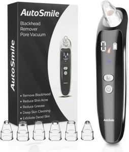 ⭐️Blackhead Remover AutoSmile Pore Vacuum For Acne Reduces Grease Exfoliates New - Picture 1 of 8