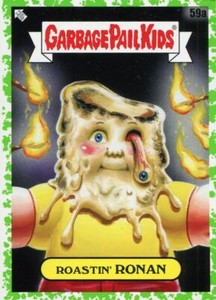 Garbage Pail Kids 2021 Food Fight Green Base Card 59a Roastin Ronan