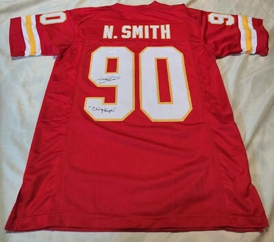 Jersey NEIL SMITH Inscrito Firmado Personalizado Autógrafo JSA Talla XL CERTIFICADO Foto 1 de 2