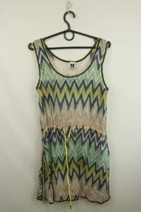 Mini Abito Missoni Multicolore Geometrico Cotone Senza Maniche Girocollo Cambio - Foto 1 di 20