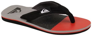 Quiksilver Boy's Molokai Layback Sandal - Red / Black / Grey - New - Picture 1 of 1