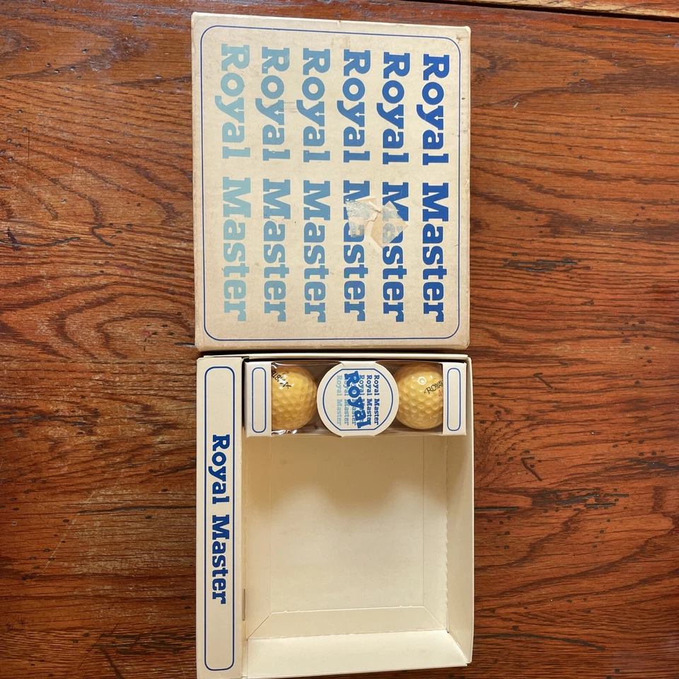 Pelotas de golf Royal Master vintage nunca usadas con caja (3) Foto 1 de 4