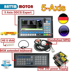 5 Achsen CNC Fräsmaschine System Offline Motion Controller DDCS-Expert+MPG+24V - Bild 1 von 20
