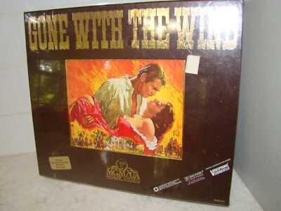 New Oringinal Shrinkwrap Gone With The Wind MGM Home Video 2 Tape VHS Set 1985 - Image 1 of 4