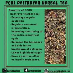 PCOS Destroyer Herbal Tea Blend (loose herbs) - Picture 1 of 10
