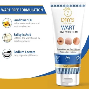 Genitalwarzenentfernungscreme. Diskrete Gratis Verpackung dabei / 50g - Bild 1 von 7