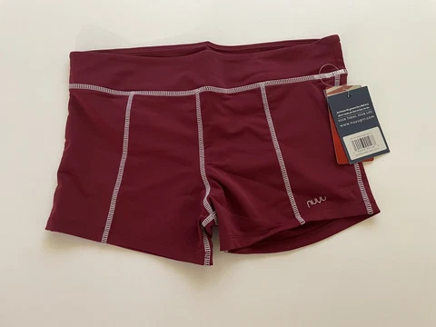 Mississippi State Bulldogs Womens L Booty Shorts Volleyball NEW Maroon Spandex Cover