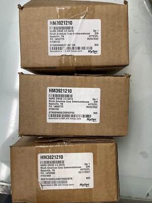 (3) Ricoh Hard Drives HM3821210 Look Save $$$ Loaded With Software Rip & Op Sys - Image 1 of 4