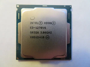 Processeur CPU Intel Xeon E3-1270v6 3,8 GHz 8 M cache Quad Core SR326 E3-1270 v6 - Photo 1/1