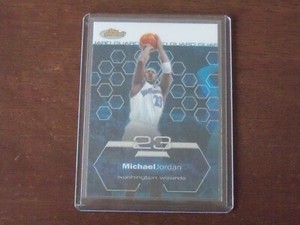 2002-03 TOPPS FINEST BASKETBALL MICHAEL JORDAN CARD # 100 NM-MT