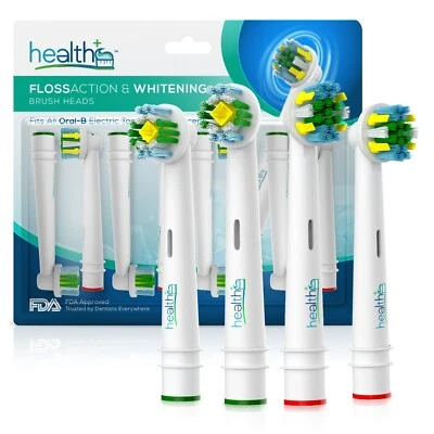 Compatible Oral-B Floss and Whitening Toothbrush Bristle Replacement Head - Image 1 of 4