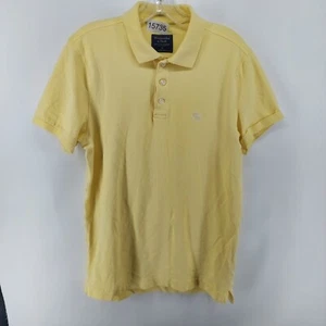 abercrombie & fitch Polo Hombre Talla Mediana Amarillo Cuello Manga Corta - Imagen 1 de 9