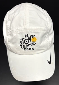 Vintage (2005) Nike Tour de France 5 Panel Adustable Strapback Bright White Neu mit Etikett - Bild 1 von 6