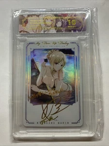 Sexy Marin Kitagawa Dress Up Graded 10 Gem Mint Holo Foil Slab Card Waifu Signed - Picture 1 of 9