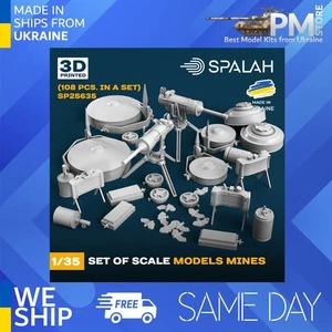 SPALAH 25635 1/35 Set of scales models "Mines", (108 pcs.) Resin model - Picture 1 of 2