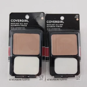 2 CoverGirl Outlast All-Day Ultimate Finish 3-in-1 Foundation Ivory 405 0.4 oz - Picture 1 of 6