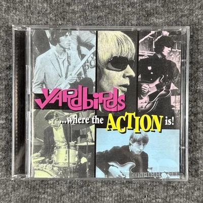 Yardbirds Where The Action Is Rare OOP New Millenium 2-CD Jeff Beck Jimmy Page - Image 1 of 4