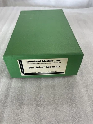 Brass OMI Overland Models Inc O-Scale Pile Driver Assembly W Box - Image 1 of 4