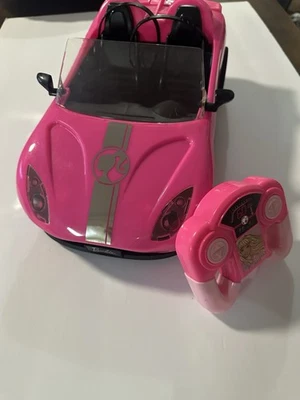 Barbie Pink Corvette Convertible Toy Car Remote Control Car - Image 1 of 4
