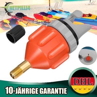 Sup Pumpe Adapter Kompressor Pumpenadapter Ventiladapter für Schlauchboot DHL - Bild 1 von 4