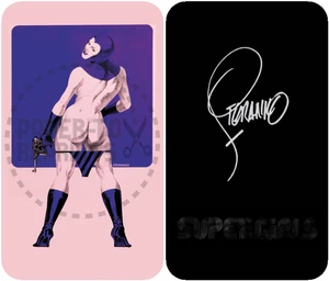 SUPERGIRLS CALENDAR ARTWORK - NOVEMBER - ART CARD - VINTAGE REPRINT - Picture 1 of 1