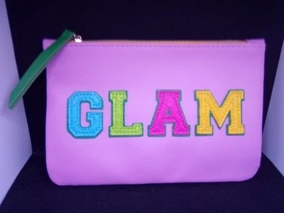 Bolsa de cosméticos de maquillaje Ipsy en rosa GLAM bolsa glam con cremallera 24 de agosto Foto 1 de 4