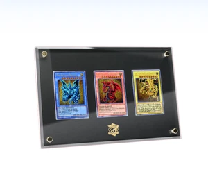 Yugioh TCG! Stainless Steel Egyptian God Cards Obelisk Slifer Ra SEALED NEW - Picture 1 of 5