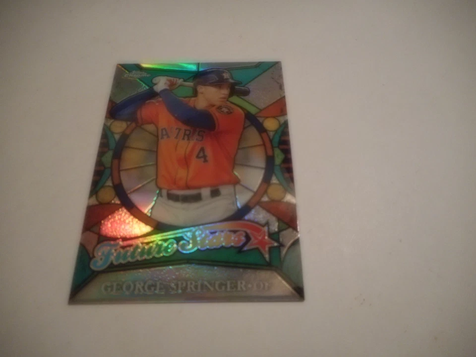 George Springer 2016 Topps Chrome Future Stars Refractor #FS-17 Houston Astros - Image 1 of 1
