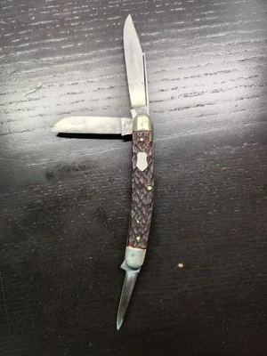 Vintage EDGE Solingen Germany Pocket Knife 3 Blade RARE Excellent Condition - Image 1 of 4