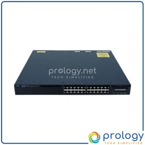 Cisco WS-C3650-24TD-E 24 Port Gigabit Data 2x 10G Uplink IP Services Switch - Picture 1 of 6