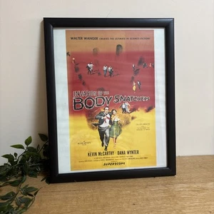 Framed “Invasion of the Body Snatchers” Vintage-Style Movie Poster - Picture 1 of 10