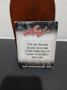 2012 Leaf National Exclusive Sketch Card Drawn By Kevin-John Christina Aguilera - Picture 1 of 4
