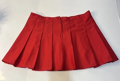 Talla 18 3x Falda Roja de Porristas Parte Inferior Uniforme Escolar Disfraz de Baile Juegos con disfraces Foto 1 de 4