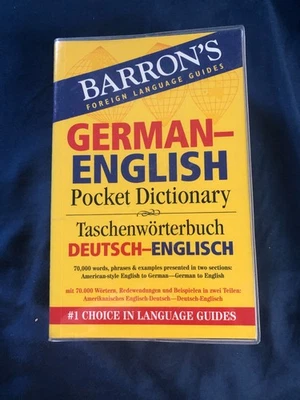 Barron's Foreign Language Guides: German- English Pocket Dictionary - Image 1 of 3