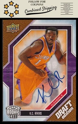 2009-10 Upper Deck Draft Edition #56 K.C. Rivers Autographs #/499 - Image 1 of 2