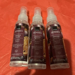 AVON 3x SPICED PLUM BODY MIST PLUM & SPICED ORANGE SCENT 100ML  - Bild 1 von 1