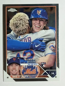 2023 Topps Chrome Update #USC10 Brett Baty RC - Picture 1 of 2