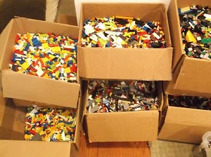 Clean 100% Genuine LEGO 10 LB Lots pounds Bulk Lot Cleaned Sanitized - Picture 1 of 3
