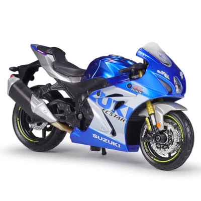 1:18 Scale Suzuki GSX-R1000R Diecast Motorcycle Model Boys Toys Men Collection - Image 1 of 4