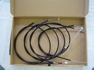 Juego de cables Bowden MZ ETZ 125 / 150 negro 4 piezas - Imagen 1 de 1