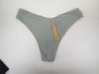 Skims Women's Cotton Jersey Dipped Thong Pn-Dth-0271 Mineral Nwt