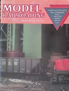 Model Railroading Magazine August 1989 Freight Cars of the Sixties, C&O U25B - Picture 1 of 2