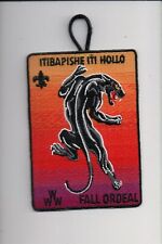 Lodge 188 Itibapishe Iti Hollo Fall Ordeal OA patch