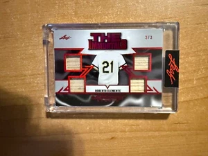 2024 Leaf Ultimate Sports - Roberto Clemente - The Immortals Quad Relic #d 3/3 - Picture 1 of 2