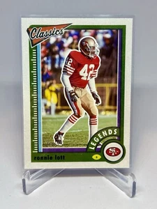 Ronnie Lott 2022 Panini Classics Legends espalda azul 53/75 #133 - Imagen 1 de 3