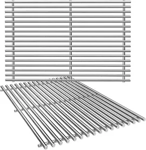 2 Pack Cooking Grates Steel Grill Parts for Weber Genesis 300 Series E330 E310.. - Picture 1 of 7