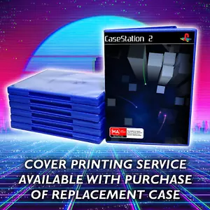 Replacement Storage Case for Sony PS2 Game + Cover Printing Service Available - Picture 1 of 3