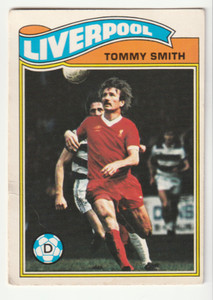 Topps Football Card 1978 Orange Back Tommy Smith Liverpool